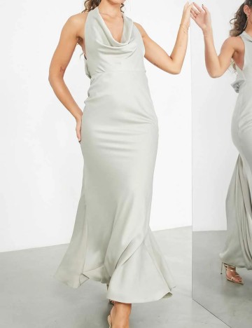 Rochie maxi ASOS, verde