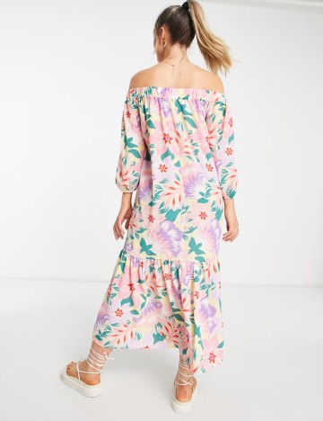 Rochie midi ASOS, mix culori