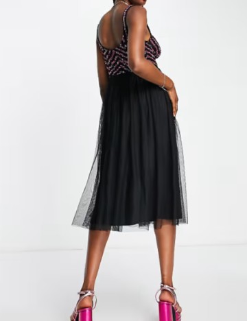 Rochie midi Maya, negru
