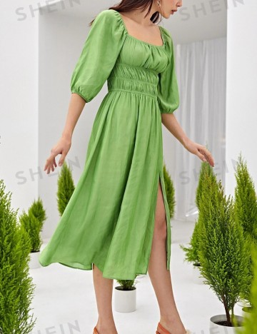 Rochie maxi Shein, verde