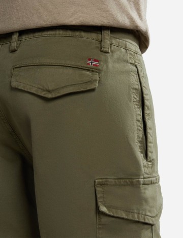 Pantaloni scurți cargo Napapijri, kaki