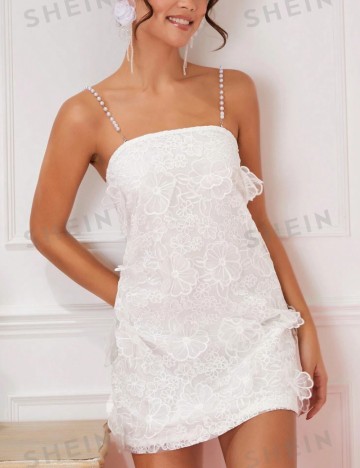 Rochie mini Shein, alb