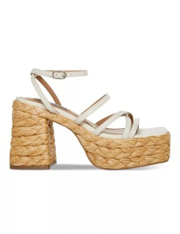 Sandale cu platformă Steve Madden, alb