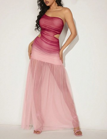 Rochie maxi Shein, roz
