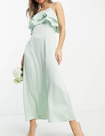 Rochie maxi Vila, verde