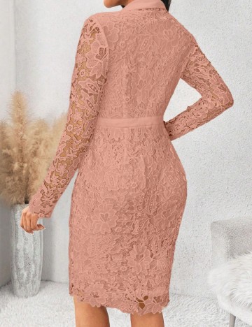 Rochie midi Shein, roz