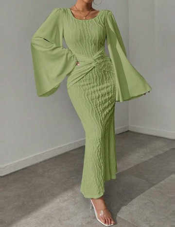 Rochie maxi Shein, verde