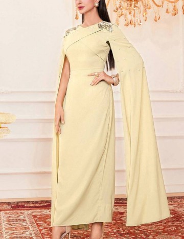 Rochie maxi Shein, galben