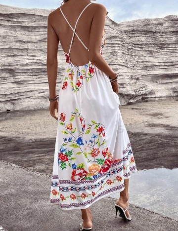 Rochie maxi Shein, mix culori