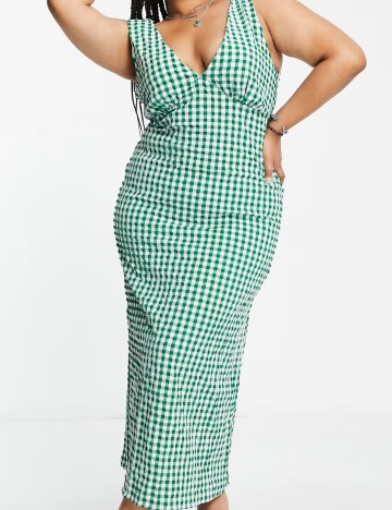 Rochie maxi ASOS, verde
