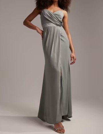 Rochie maxi ASOS, verde