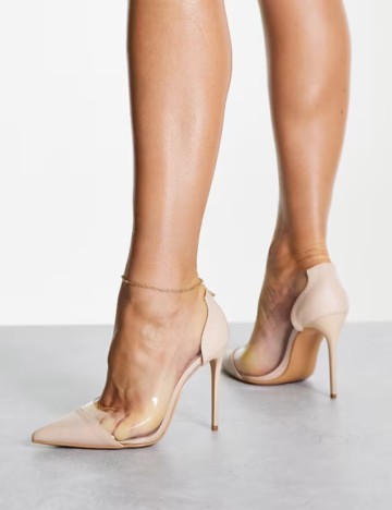 Pantofi cu toc Truffle Collection, bej