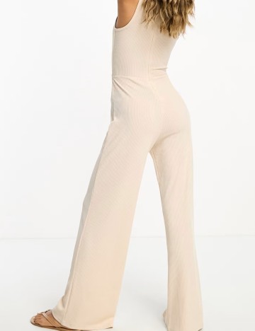 Salopetă ASOS, crem