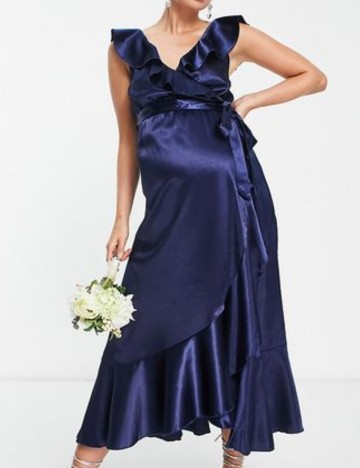 Rochie maxi Little Mistress, bleumarin
