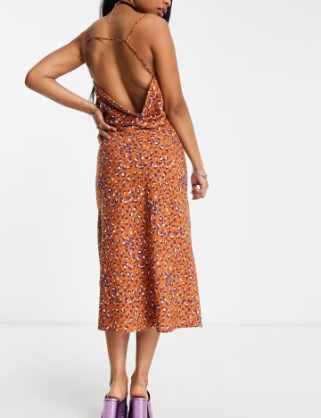 Rochie midi Urban Threads, mix culori