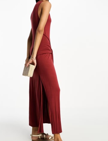 Rochie maxi ASOS, cărămiziu