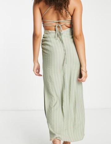 Rochie midi ASOS, verde