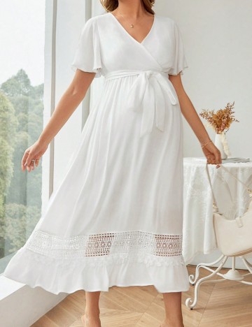 Rochie midi Shein, alb