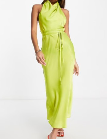 Rochie maxi ASOS, verde