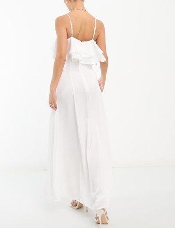 Rochie maxi Vila, alb