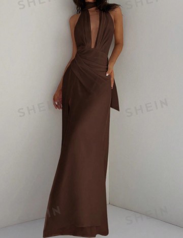 Rochie maxi Shein, maro