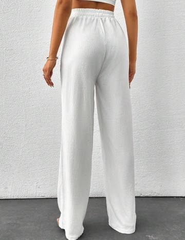 Pantaloni Shein, alb
