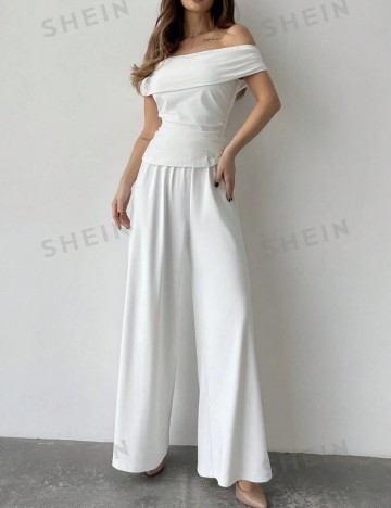 Compleu Shein, alb