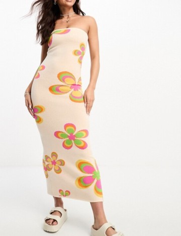 Rochie midi Bailey Rose, mix culori