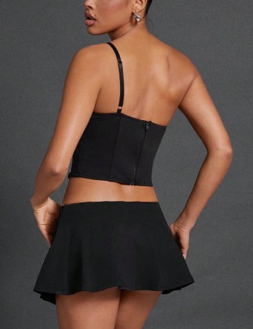 Fustă Pantalon Shein, negru