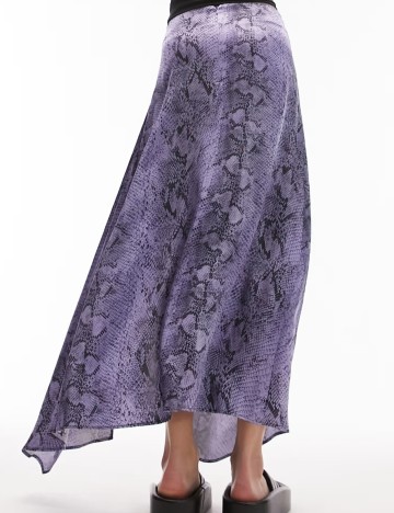 Fustă midi Topshop, mov