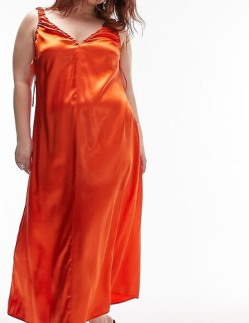 Rochie maxi Topshop, portocaliu