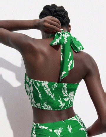 Top Shein, verde