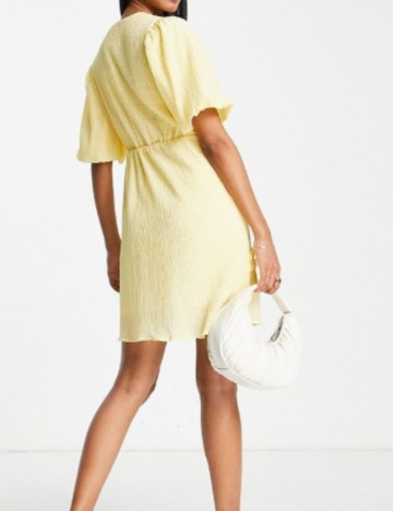 Rochie mini Vila, galben