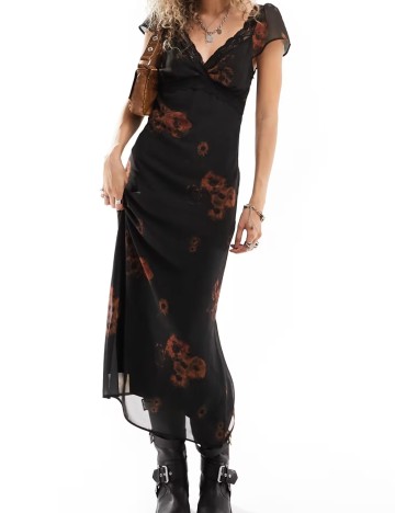 Rochie maxi ASOS, negru