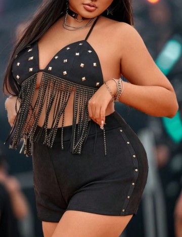 Compleu Shein Curve+, negru