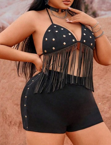 Compleu Shein Curve+, negru
