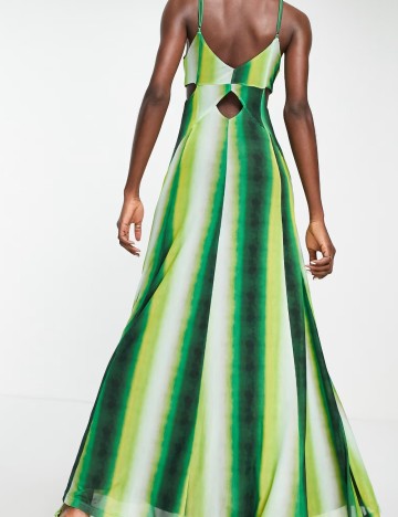 Rochie maxi Topshop, mix culori