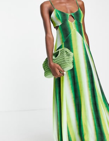 Rochie maxi Topshop, mix culori