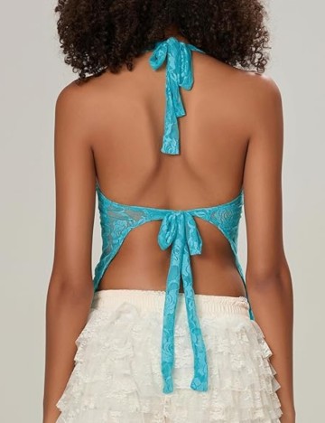 Top Shein, albastru