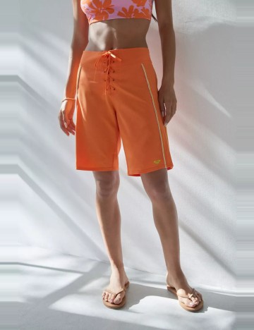 Pantaloni scurți Roxy, portocaliu