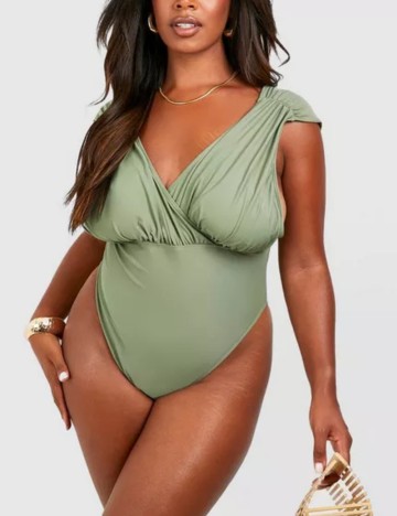 Costum de baie întreg Boohoo, verde