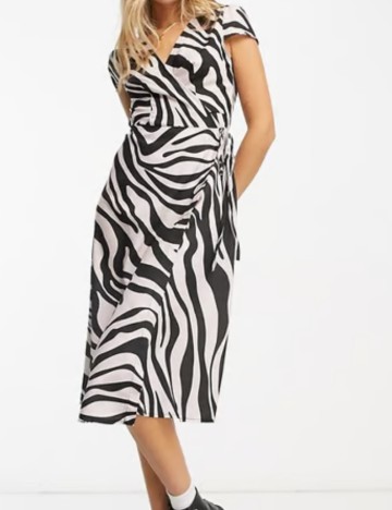 Rochie midi NAANAA, mix culori