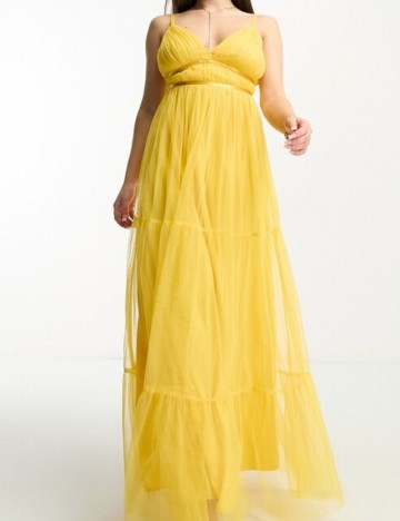 Rochie maxi Anaya, galben
