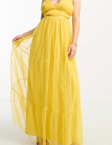 Rochie maxi Anaya, galben
