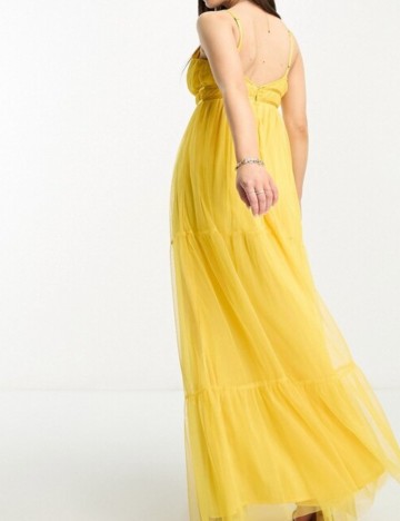Rochie maxi Anaya, galben