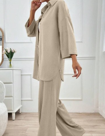 Cămașă Shein, bej