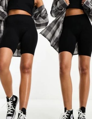 Set Pantaloni Scurți Bershka, negru