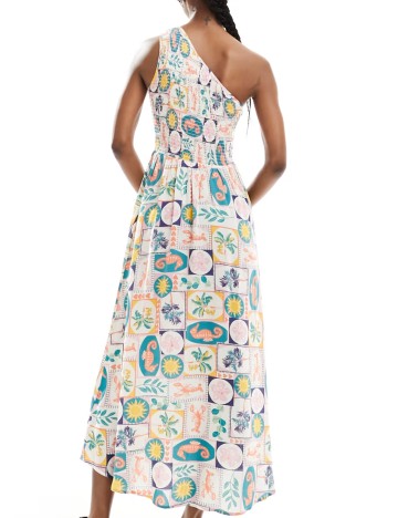 Rochie maxi Native Youth, mix culori