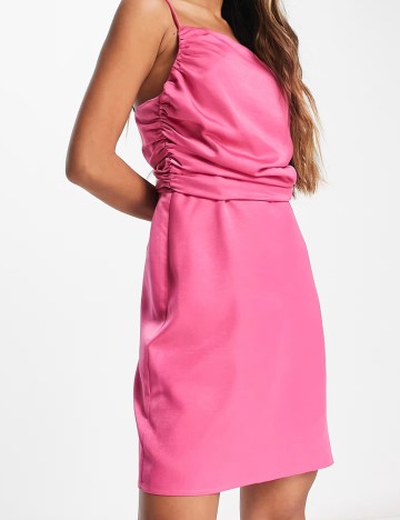 Rochie mini Lola May, roz