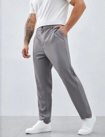 Pantaloni MANFINITY by Shein, gri